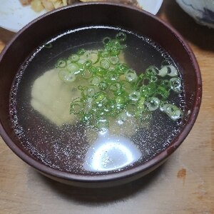 鯛のアラですまし汁